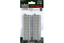 Kato 2-141 Unitrack (S123PC) HO Gauge CS Straight Track 123mm 4pcs