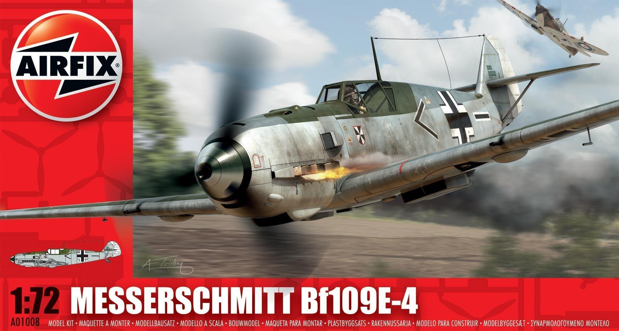 AIRFIX 1:72 Messerschmitt BF109E WW2 Model Aircraft Kit