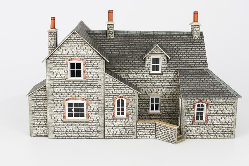 Grey for sale online Metcalfe PO254 Village Shop and Cafe Card Kit OO Scale 