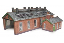 Metcalfe PO313 Double Track Engine Shed Card Kit