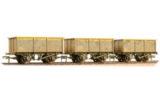 Bachmann Branchline 37-275Sd Triple Pack 27 Ton ZKV Tippler Wagons BR Engineers ‘Dutch’ Weathered