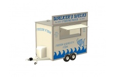 Bachmann Scenecraft 44-571 OO Gauge Fresh Fish Stall