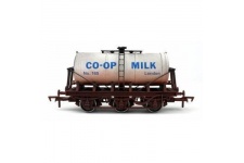 Dapol 4f-031-030 6 Wheel Milk Tank CO-OP 165 Weathered
