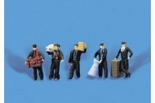 Modelscene 5119 OO Gauge Figures - Porters (Pack of 5)