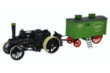 oxford-diecast-76fbb002-fowler-bb1-plough-engine-no-15222-bristol-rover-plus-living-wagon
