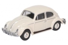 Oxford Diecast 76VWB008 VW Beetle Lotus White 1:76 Scale Diecast Model