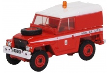 oxford-diecast-76lrl003-land-rover-1/2-ton-lightweight-raf-red-arrows-front-side