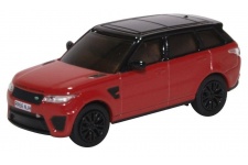 Oxford Diecast 76RRS003 Range Rover Sport SVR Firenze Red