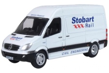 Oxford Diecast 76msv002 1:76 scale Mercedes Sprinter Van Stobart Rail