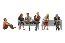 Woodland Scenics Accent Figures A1829 People Sitting