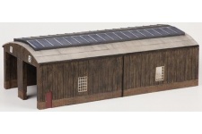 BACHMANN 44-0035 SCENECRAFT WOODEN CARRIAGE SHED 
