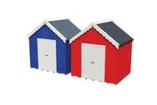 Bachmann Scenecraft 44-0080 OO Gauge Beach Huts