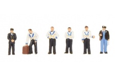 Bachmann Scenecraft 36-420 Midland Pullman Stewards and Train Crew Figure Set