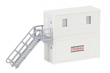 Faller 130133 Two Storey Portakabin Container OO Scale Plastic Kit