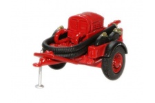 Oxford Diecast 76CCP003 Red Coventry Climax Pump Trailer
