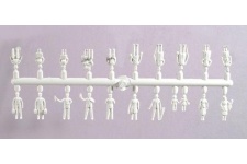 Modelscene 5200 OO Gauge Figures - Unpainted Passengers / Staff