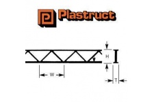 Plastruct PLS90655 OWTS-16P truss 12.7mm x 21.4mm x 300mm