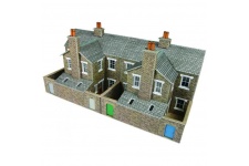 Metcalfe PO277 Low Relief Stone Terraced House Backs