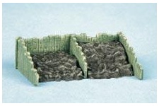 Ratio 316 Coal Staithes N Gauge Plastic Kit (Pack of 2)