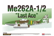 Academy 12542 Me-262A-1/2 Last Ace 1:72 Scale Model Aircraft Kit