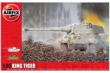 Airfix A1369 King Tiger 1:35 Scale Plastic Model Tank Kit Package