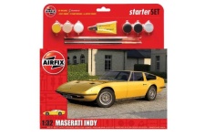 Airfix A55309 Maserati Indy 1:32 Scale Model Car Kit Starter Set