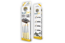 Ammo MIG7602 Model Makers Starter Paint Brush Set