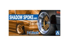 aoshima-05322-1-24-scale-shadow-spoke-4h-14-inch-kit