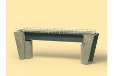 Auhagen 11341 Steel Girder Railway Bridge HO/OO Scale Plastic Kit