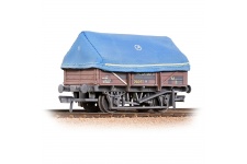 bachmann-33-085a-5-plank-china-clay-wagon-with-hood-br-bauxite-weathered