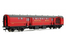 Bachmann 39-421B BR Mk1 POS Post Office Sorting Van Post Office Red With Nets Front Left