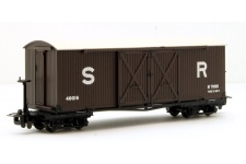 Bachmann Narrow Gauge 393-028 Covered Goods Wagon In SR Brown Livery