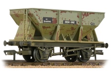 Bachmann Branchline 37-508A OO Gauge 24 ton Ore Hopper BR Grey (Early) Weathered