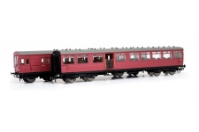 EFE Rail E86001 LSWR 'Gate Stock' 2-Coach Set BR Crimson