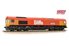 Bachmann Branchline 32-741SF Class 66/7 66783 'The Flying Dustman' GBRf 'Biffa' Red with Fitted Sound