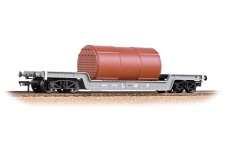 Bachmann Branchline 33-878A OO Gauge 45 Ton Bogie Well Wagon LMS Grey