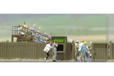 Busch 6015 Fencing HO/OO Gauge Plastic Kit