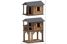 Busch 1486 Play House OO Scale Wooden Kit