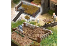 Busch 1526 Compost Pile OO / HO Scale Plastic Kit