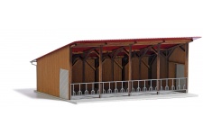 Busch 1902 Open Stable HO/OO Gauge Wooden Kit