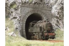 Busch 7025 Single Track Cut Stone Tunnel Portal