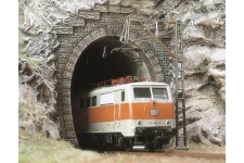 Busch 7026 OO / HO Electric Locomotive Tunnel Portals (Pack of 2)