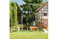 Busch 1014 Electric Fence HO/OO Gauge Plastic Kit