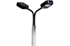 Busch 4139 OO Scale Concrete Street Lamp With Twin LED