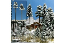 Busch 6156 Snow Covered Trees (pack of 2)