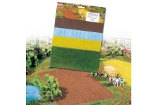 Busch 7175 Assorted Soil, Field & Water Sheets