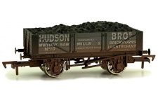 Dapol 4F-040-014 4 Plank Wagon Hudson Bros Weathered