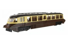 Dapol 4D-011-007 Streamlined Railcar W11 BR Lined Chocolate and Cream