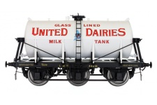 Dapol 7F-031-006 O Gauge 6 Wheel Milk Tanker United Dairies 44018