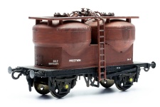 Dapol C043 Kitmaster 20 ton Twin Silo Wagon Prestwin OO Gauge Plastic Kit